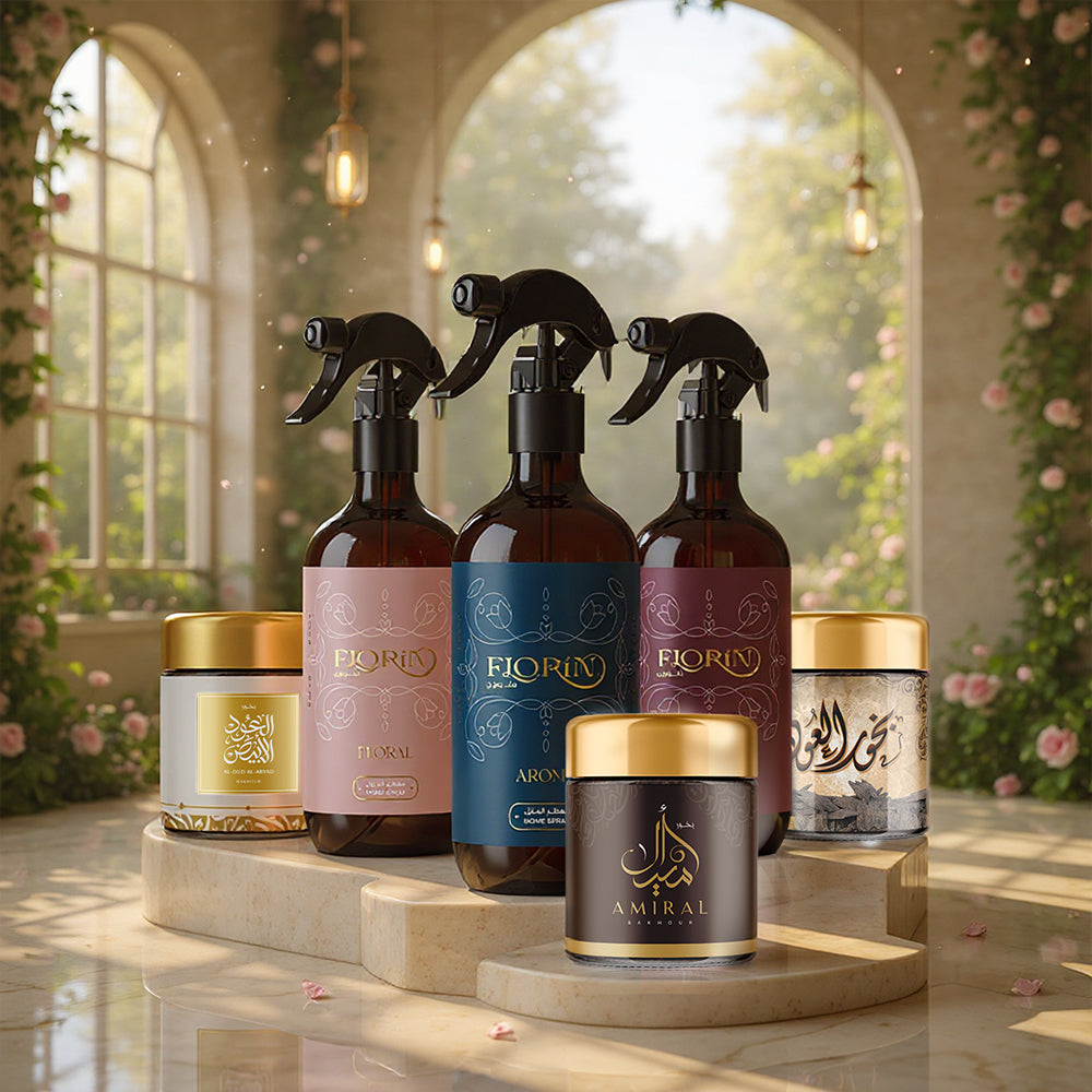 معطرات جو و بخور العود و بخور اميرال للبيت و الضيافه