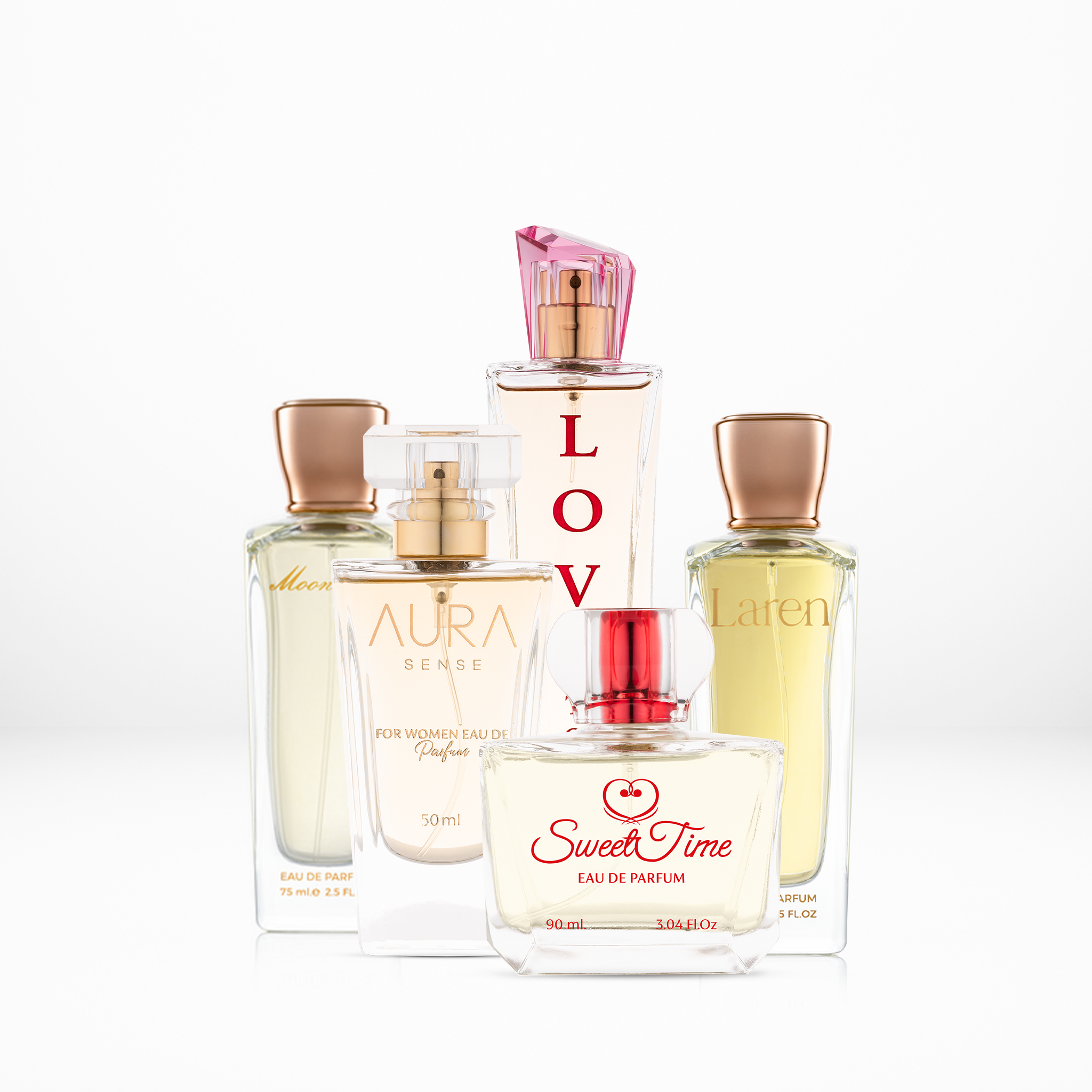 باقة الدرة - 5 عطور نسائية