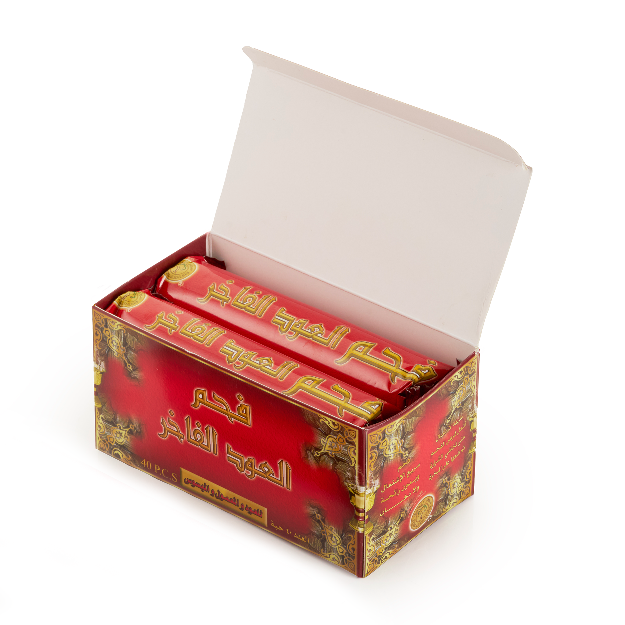 Premium Oud Charcoal - 33mm | 40 Discs