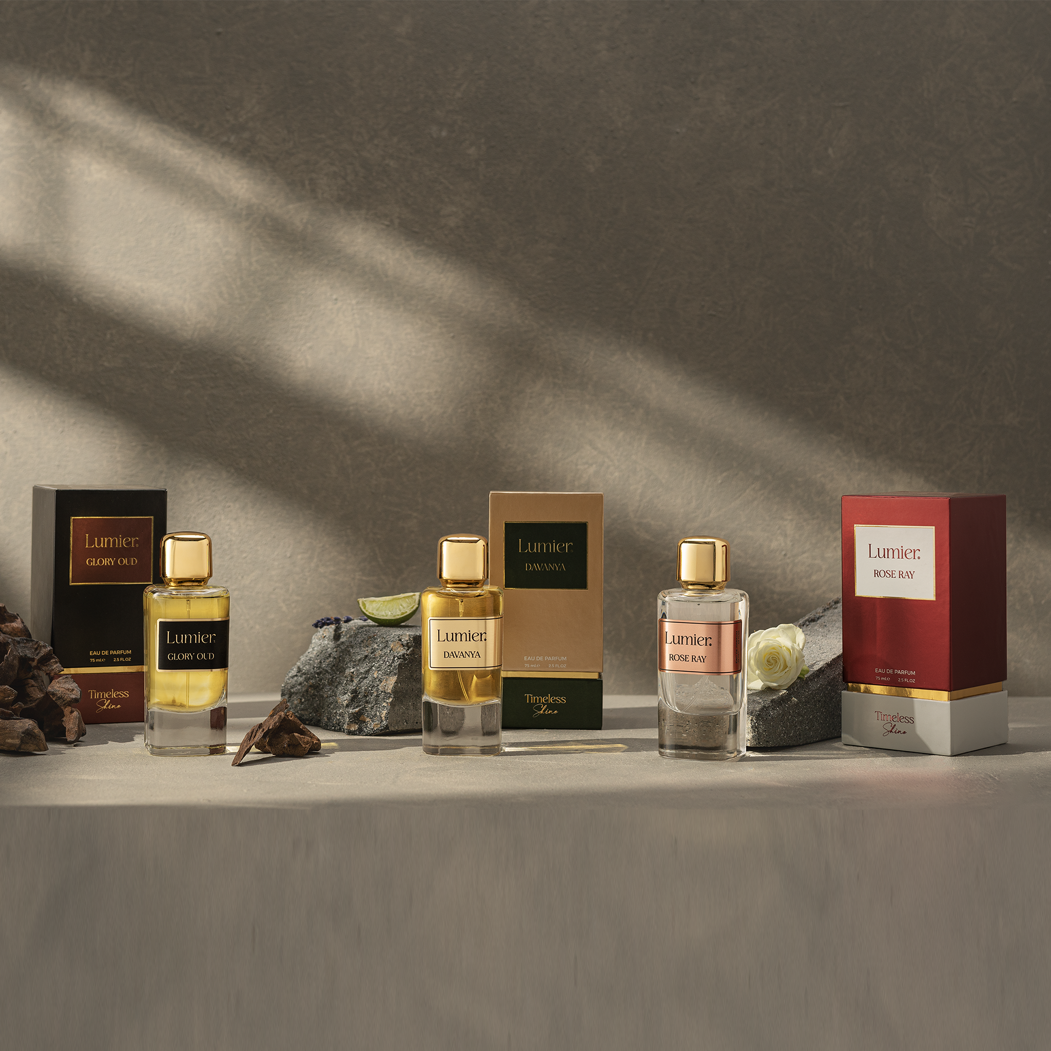 باقة التألق - 3 عطور فاخرة